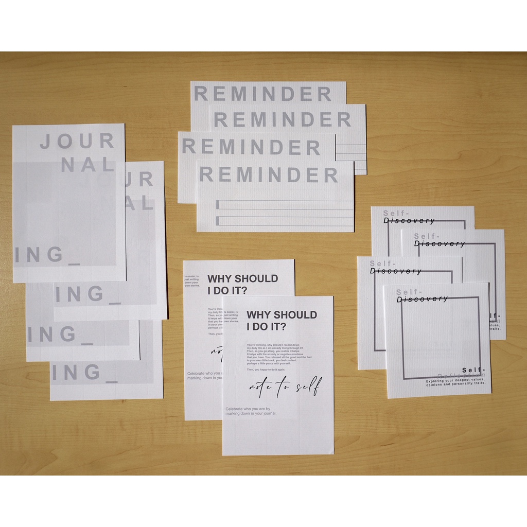 Journaling Loose Memo (PREMIUM TEXTURE PAPER) | Shopee Malaysia