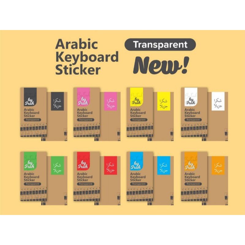 KEYBOARD STICKER ARABIC NEW DESIGN TRANSPARENT | Shopee Malaysia