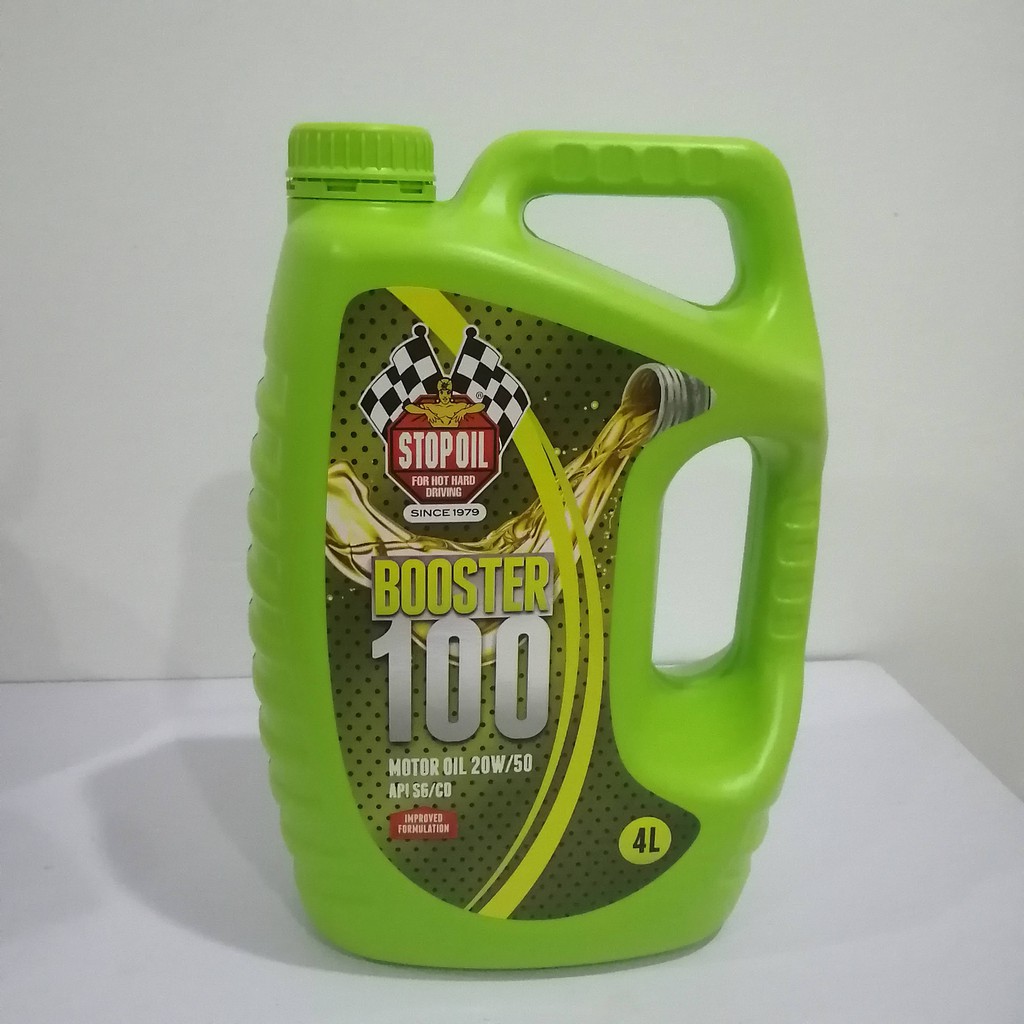 STOP OIL BOOSTER 100 4L ENGINE OIL CAR OIL | Shopee Malaysia