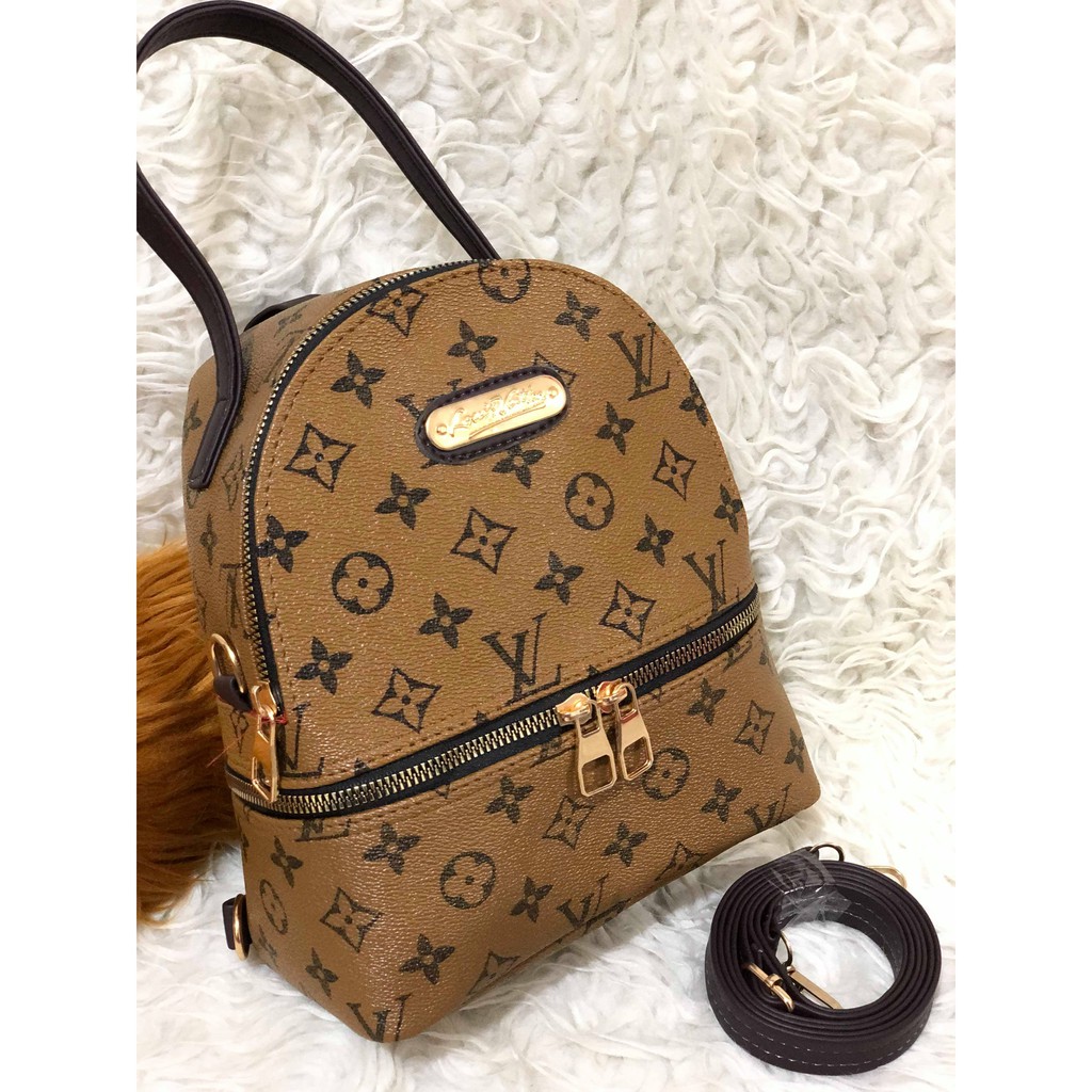 Lv SCARLET BACKPACK IMPORT 3 in 1 SUPER BACKPACK Women BACKPACK LV QQ 555 Shopee Malaysia