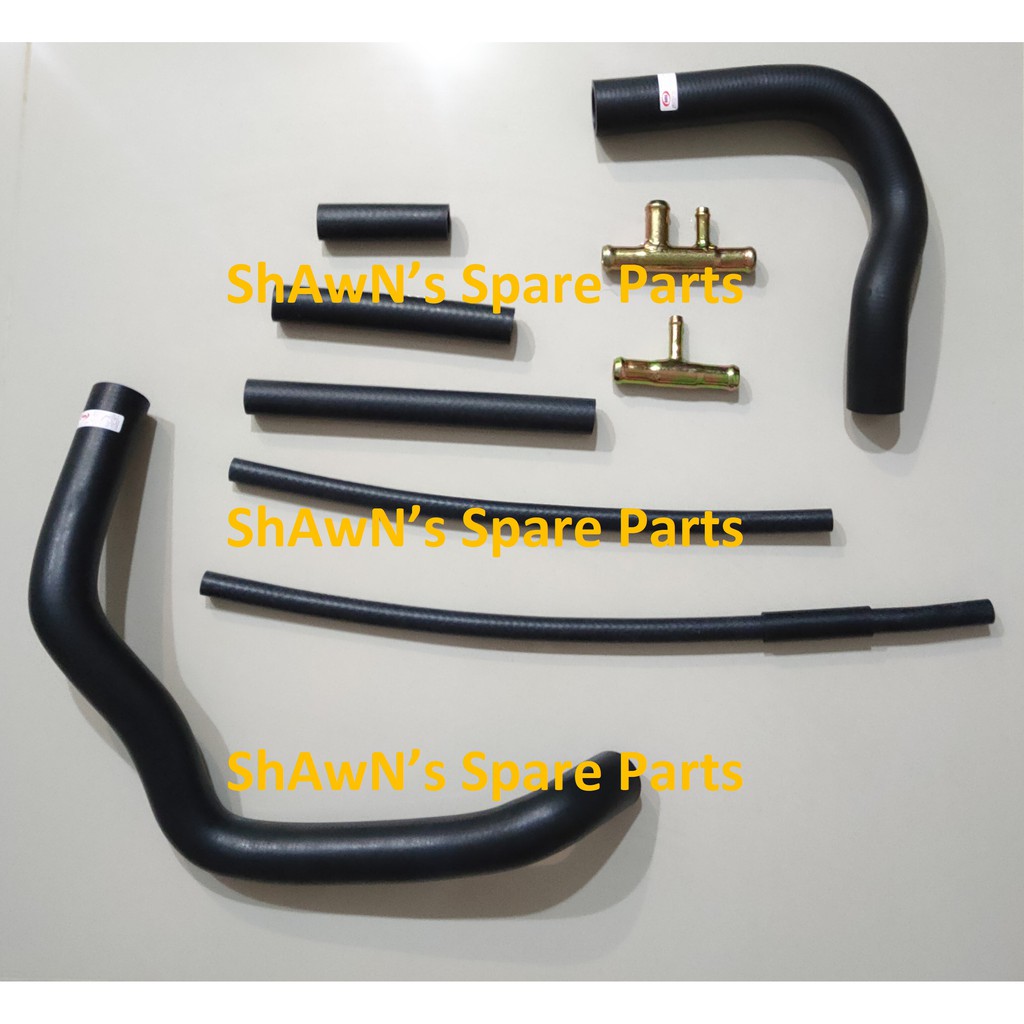 OEM Perodua Kancil 660 850 Auto Manual Radiator Top Bottom Hose / 5pcs Bypass Hose / 2pcs Water