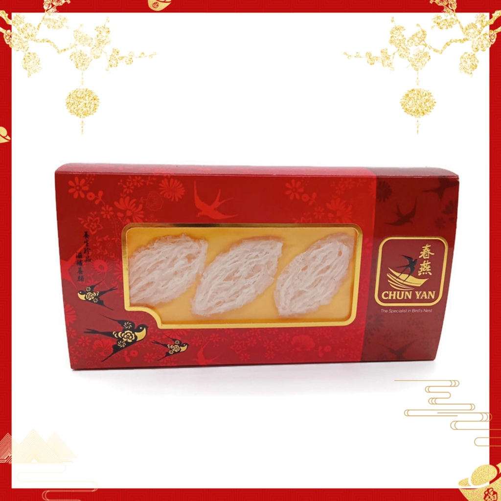 春燕/天然燕窝/燕饼/金丝洞燕/ 金丝燕片（一盒Rm78内有3片)/Chun Yan Birdnest's/ Natural Premium ...