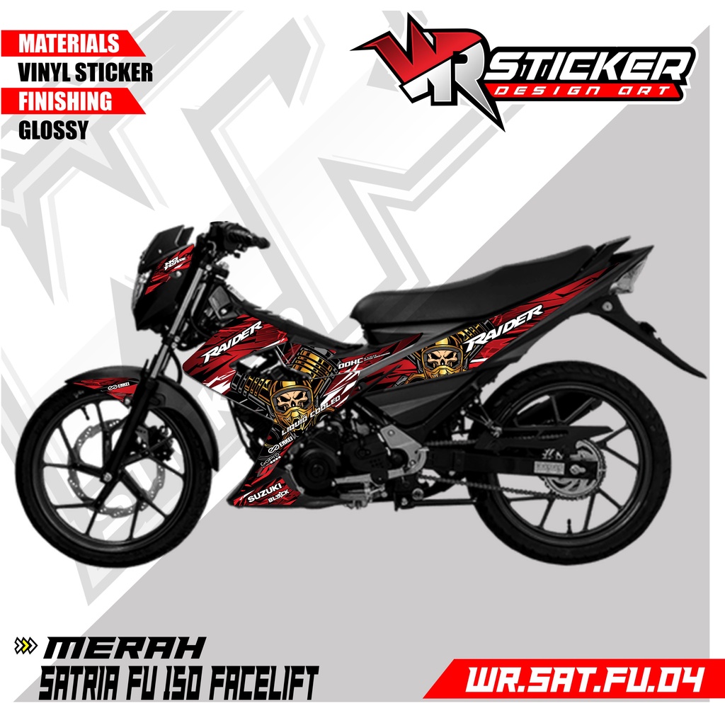 Sticker STRIPING SATRIA FU 150 - STICKER LIST Variation SUZUKI SATRIA ...