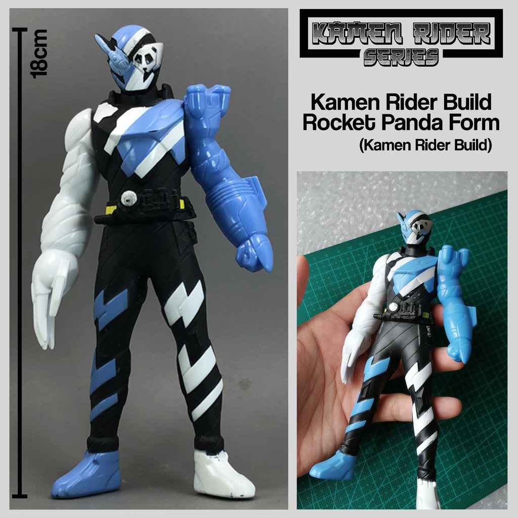 (READYSTOCK) BANDAI Sofubi Kamen Rider Build Rocket Panda Form Action ...