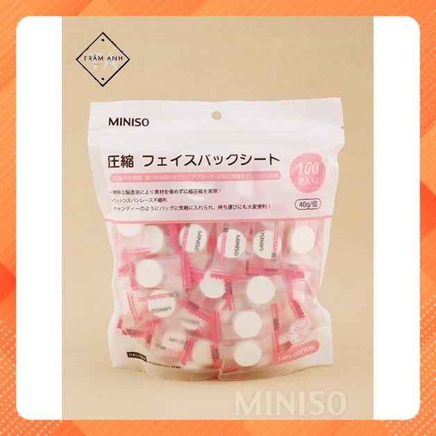 Miniso Compressed Mask 100 Tablets | Shopee Malaysia