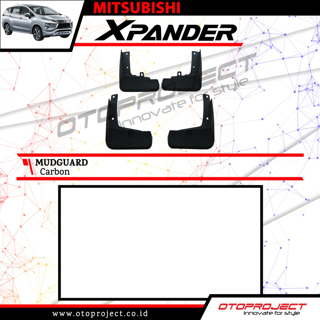Otoproject - Mud Guard Xpander Carbon | Xpander Mud Carpet | Shopee ...
