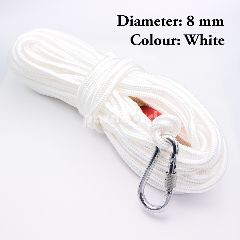 6mm 8mm Marine Life-saving Emergency Floating Rescue Line Rope 10m 20m ...