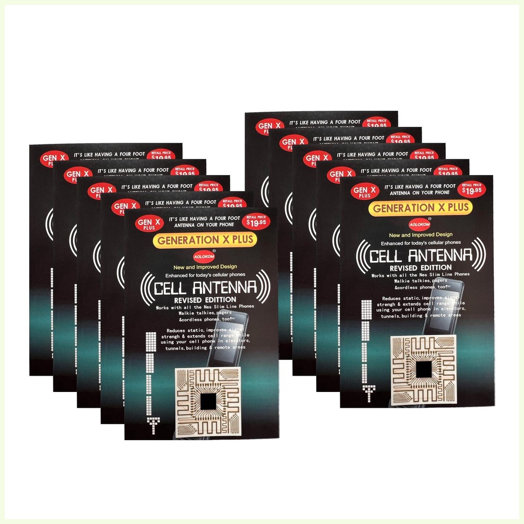 10Pcs Phone Signal Sticker Mobile Phone Signal Booster Stickers Antenna