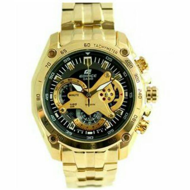 Casio edifice 550 gold sale