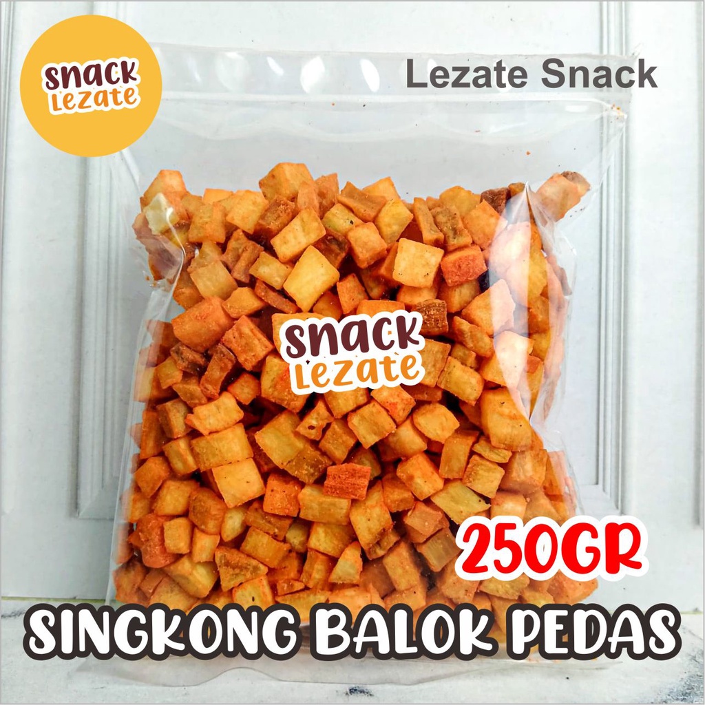 Spicy Cassava Blocks 250gr / Crispy Dice Box Cassava Chips Special ...