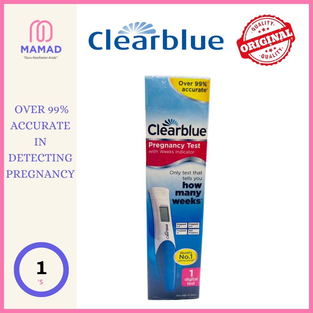 Clearblue Digital Pregnancy Test Kit 1s Shopee Malaysia 6902