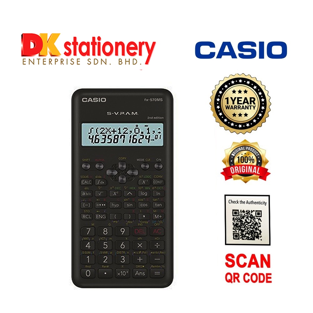 Casio fx hotsell 570ms plus