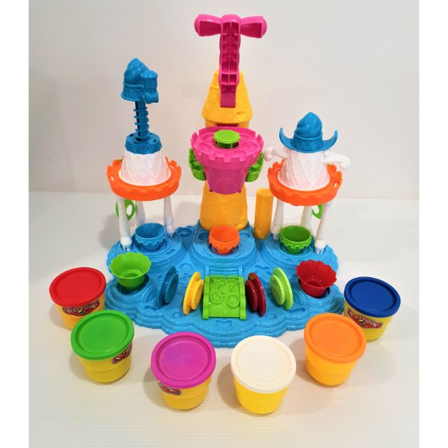 Play doh ice clearance cream castle