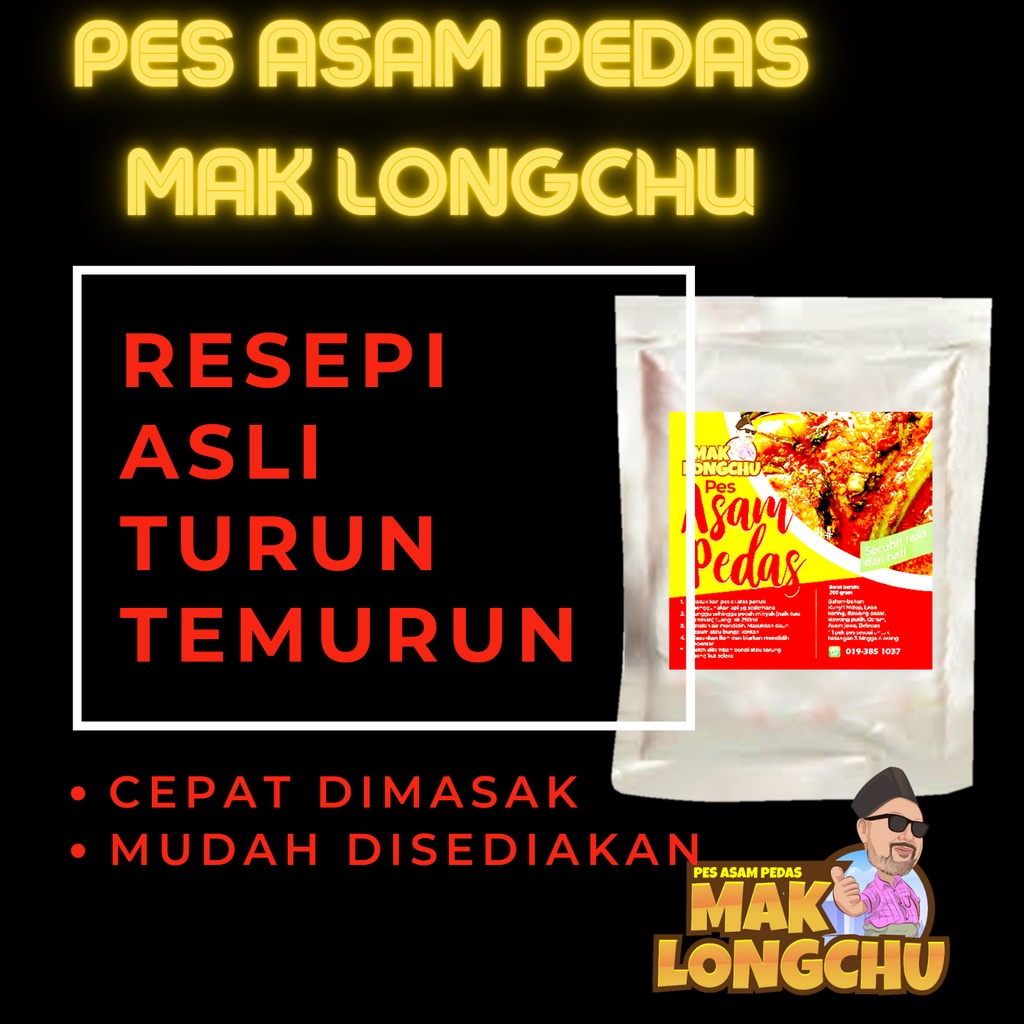 Pes Asam Pedas Mak Longchu Resepi Asli Turun Temurun | Shopee Malaysia