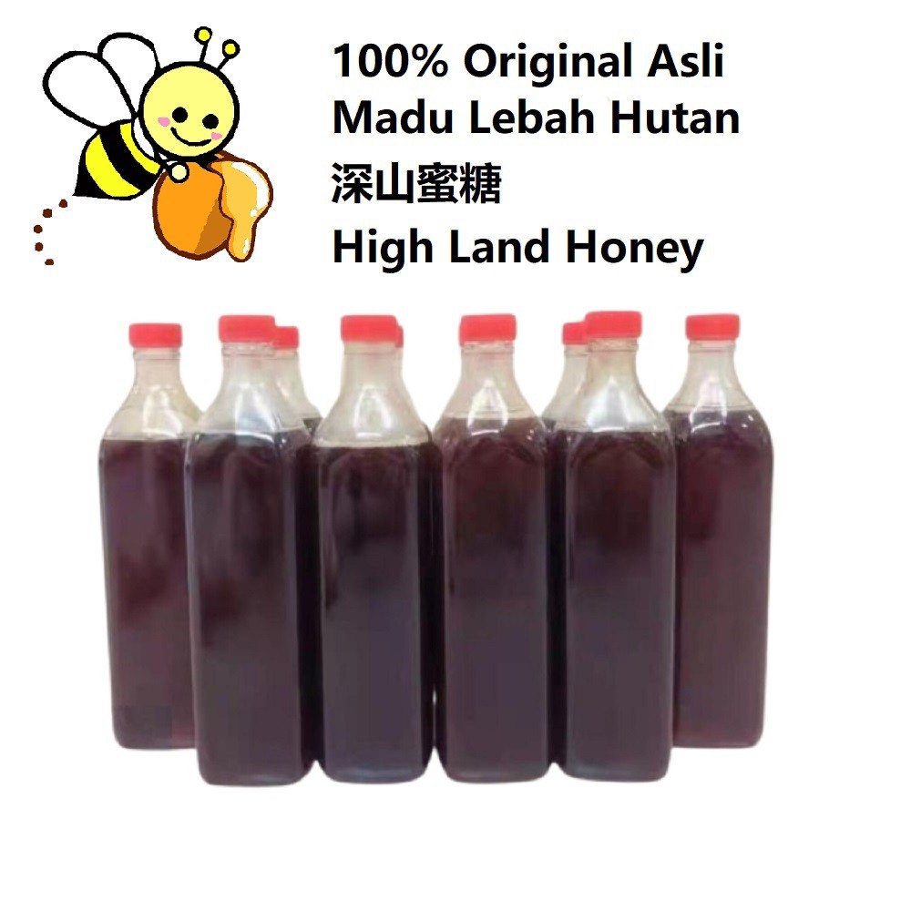 100 Original Asli Madu Lebah Hutan Madu Tualang Asli High Land Honey 1kg Shopee Malaysia