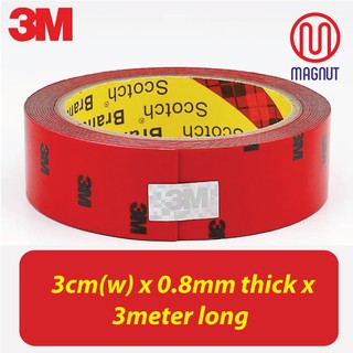 Length 3M Super Strong Double-Sided Tape Waterproof Outdoor Heavy