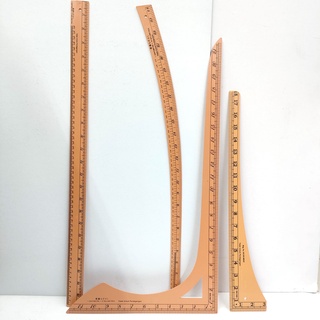 PVC Tailor Ruler/Tailoring Accessories/Set Barang Jahitan/Set Pembaris  Jahit Plastik