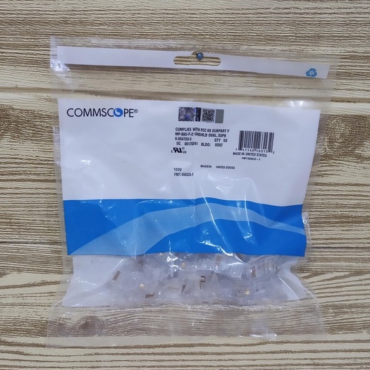 Original COMMSCOPE Rj 45 Connector (Contents 50pcs) | Shopee Malaysia