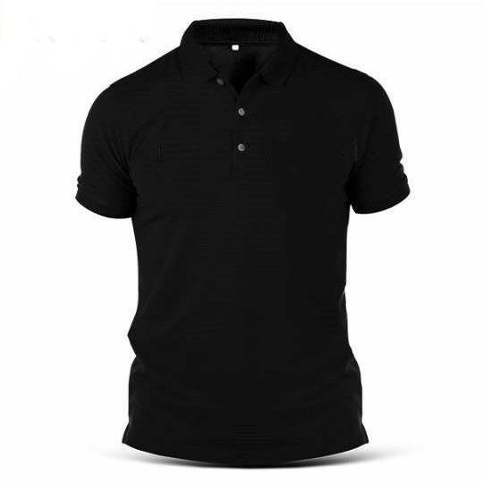 Plain black t 2025 shirt with collar