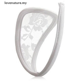 lovenature] Women Sexy Invisible Underwear Lace C-String Thong Panties G- string Knickers [MY]