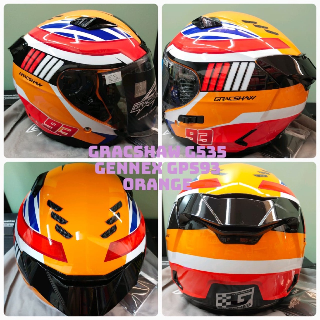 Full Face Helmet Gracshaw Helmet Bluetooth GRACSHAW FULL FACE