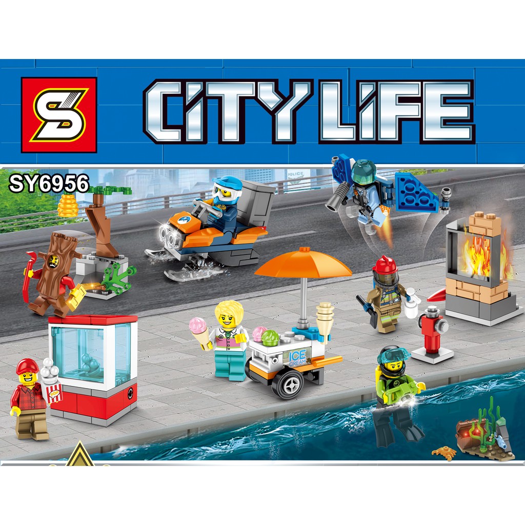 City cheap life lego