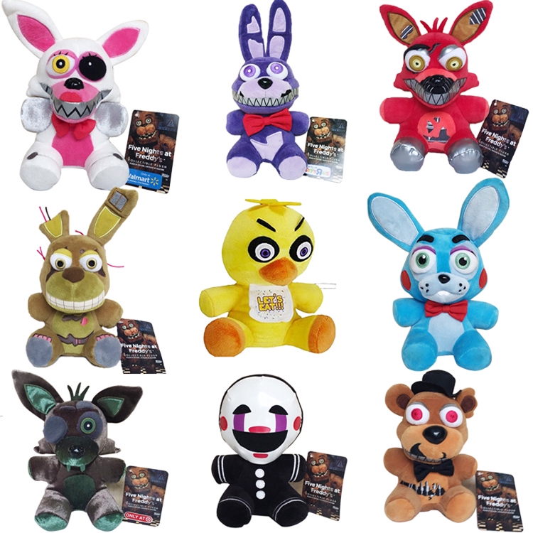 Five Nights At Freddy's 4 FNAF Freddy Fazbear Foxy Plush Toys Doll