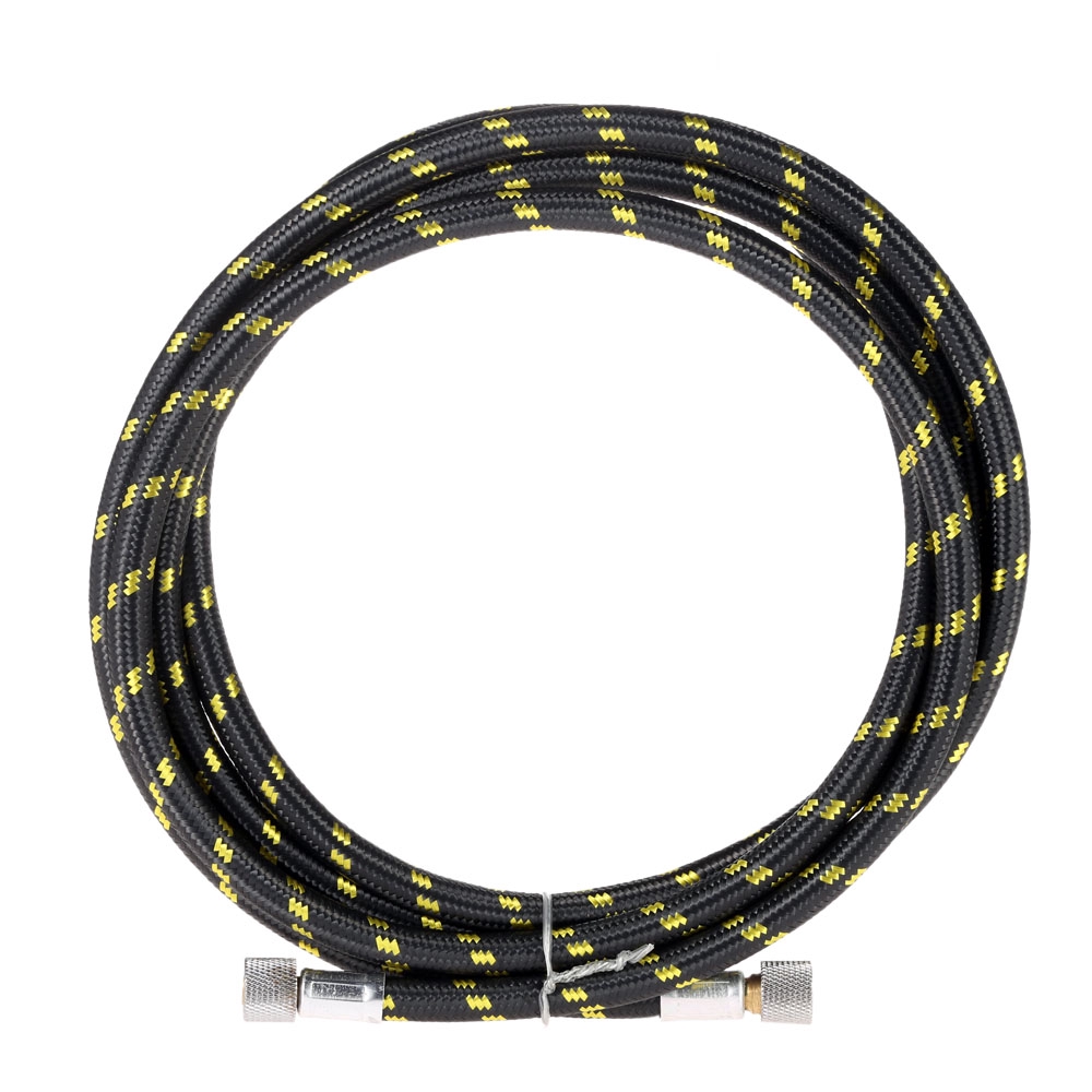 Airbrush Hose Kit – 1.8m Nylon Braided Hose With 1/8” To 1/4” Adapter, Swivel Connector For Most Airbrushes & Compressors - View #5