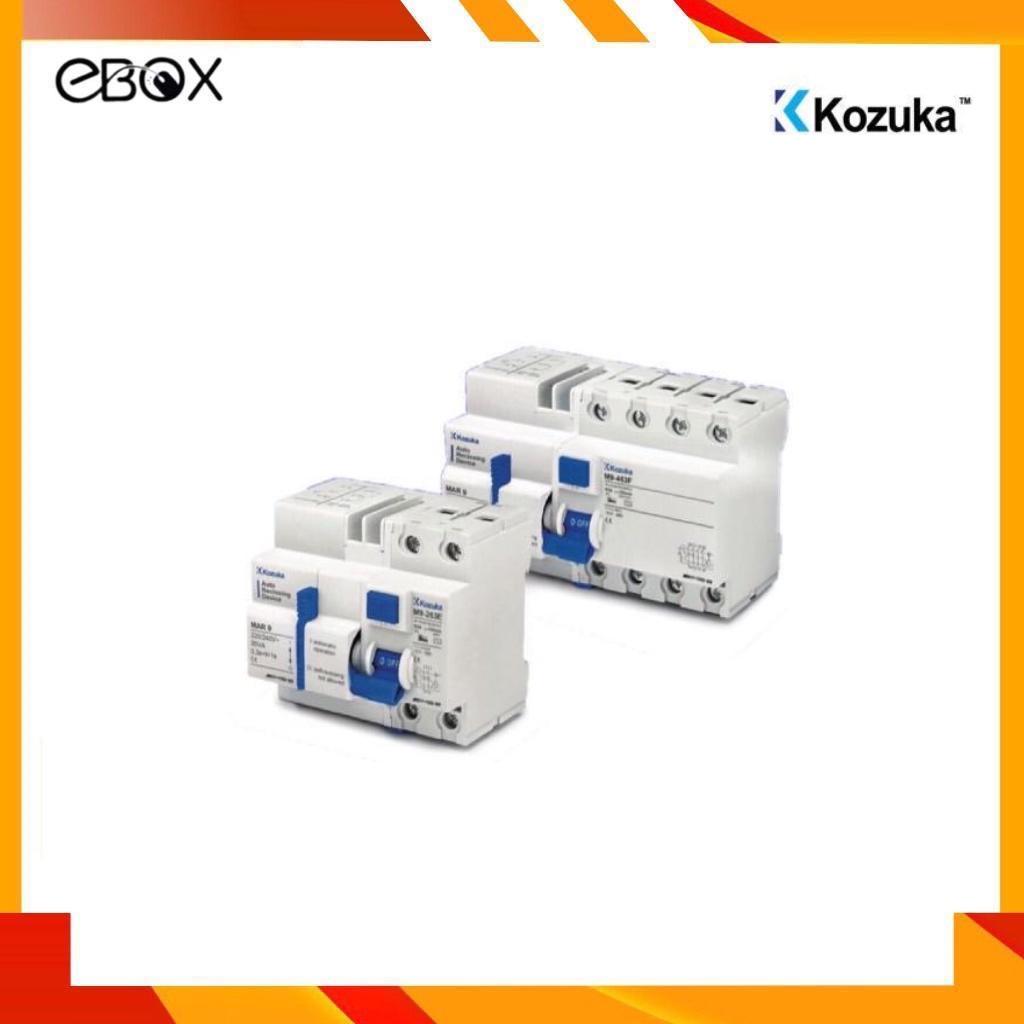 KOZUKA RCCB WITH AUTO RECLOSING DEVICE 2P/4P 63A 100mA/300mA MS9 ...