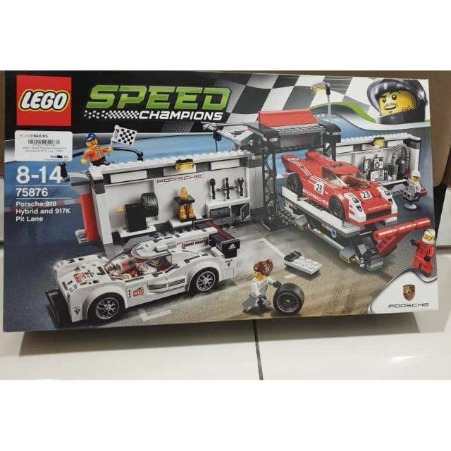 LEGO 75876 SPEED CHAMPIONS Porsche 919 Hybrid and 917k Pit Lane (NEW ...