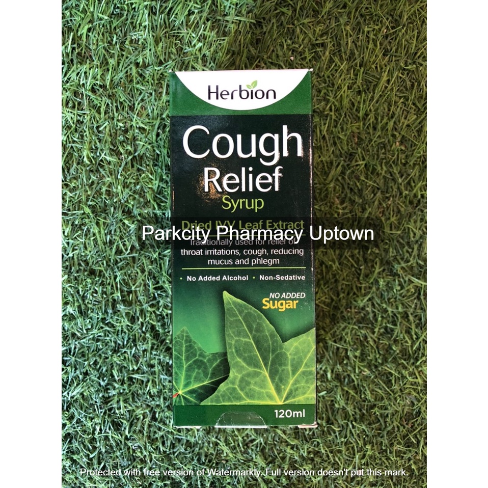 Fragile Glass Herbion Dried Ivy Leaf Cough Relief Syrup [same As Prospan] 120ml 3810 Shopee