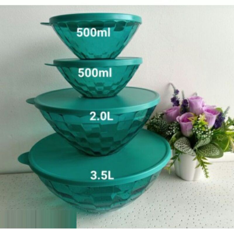 TUPPERWARE PRISM BOWL 3.5L/500ML (1pc) | Shopee Malaysia
