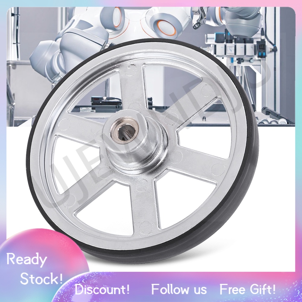 [Ready Stock] 90mm 6mm Inner Diameter Metal Wheels for Industrial Robot ...