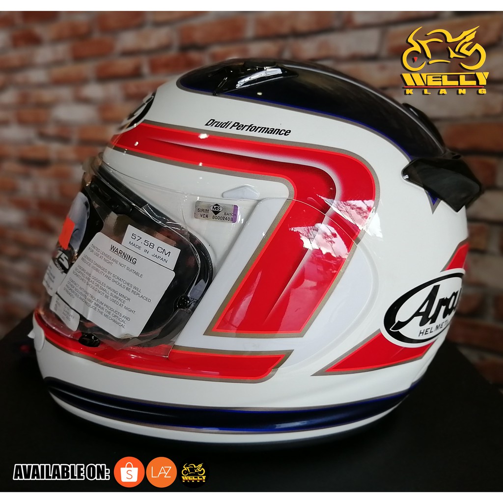 Helmet Arai Quantum J Spencer Restyle Full Face | Shopee Malaysia