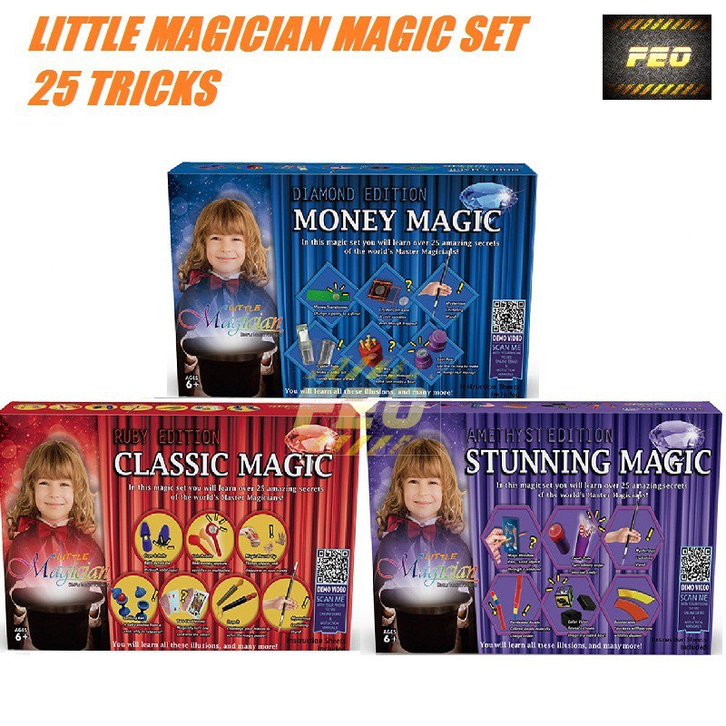 FEO Little Magician Mini Magic Toys Set For Kids Fun Magic Games Easy ...