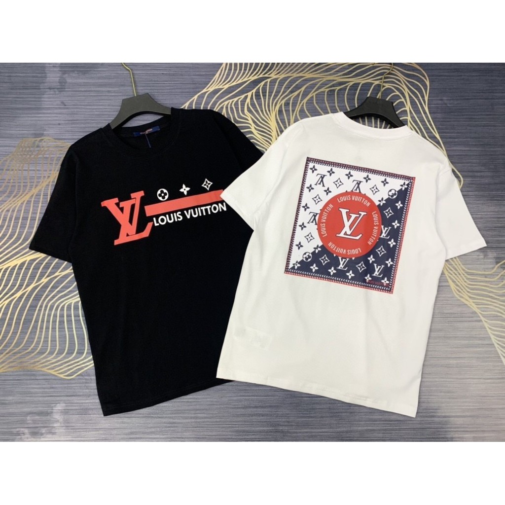 LOUIS VUITTON (LV) Logo T-Shirt Casual Streetwear Graphic Tee Baju