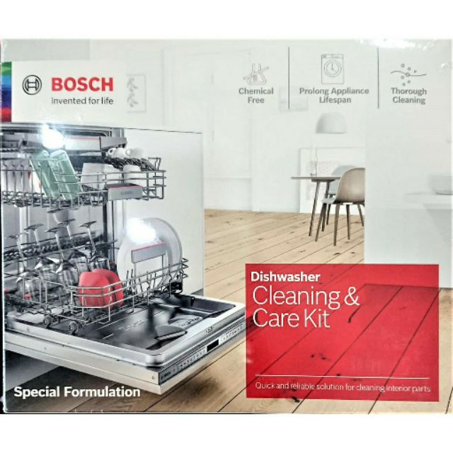 Bosch Dishwasher Cleaning Care Kit Shopee Malaysia