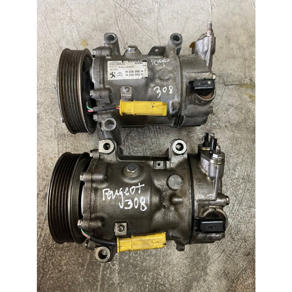 Peugeot 308 Aircond Pump Compressor Used | Shopee Malaysia