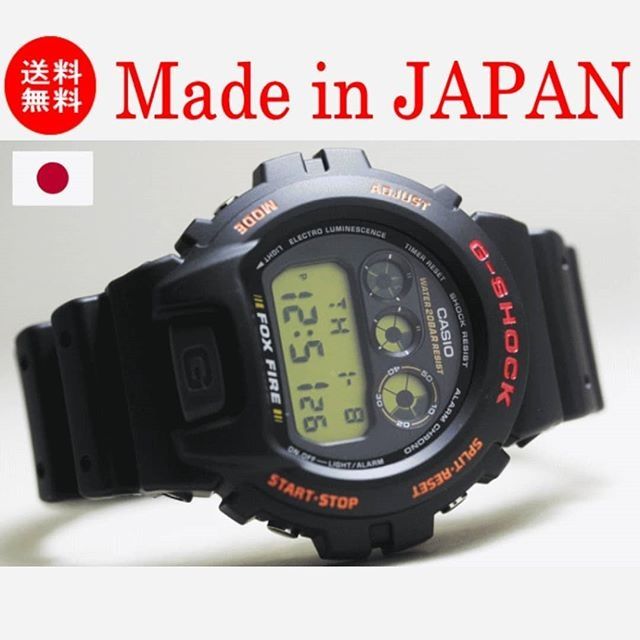 Made in JAPAN G SHOCK DW 6900B 9 Fox Fire Shopee Malaysia