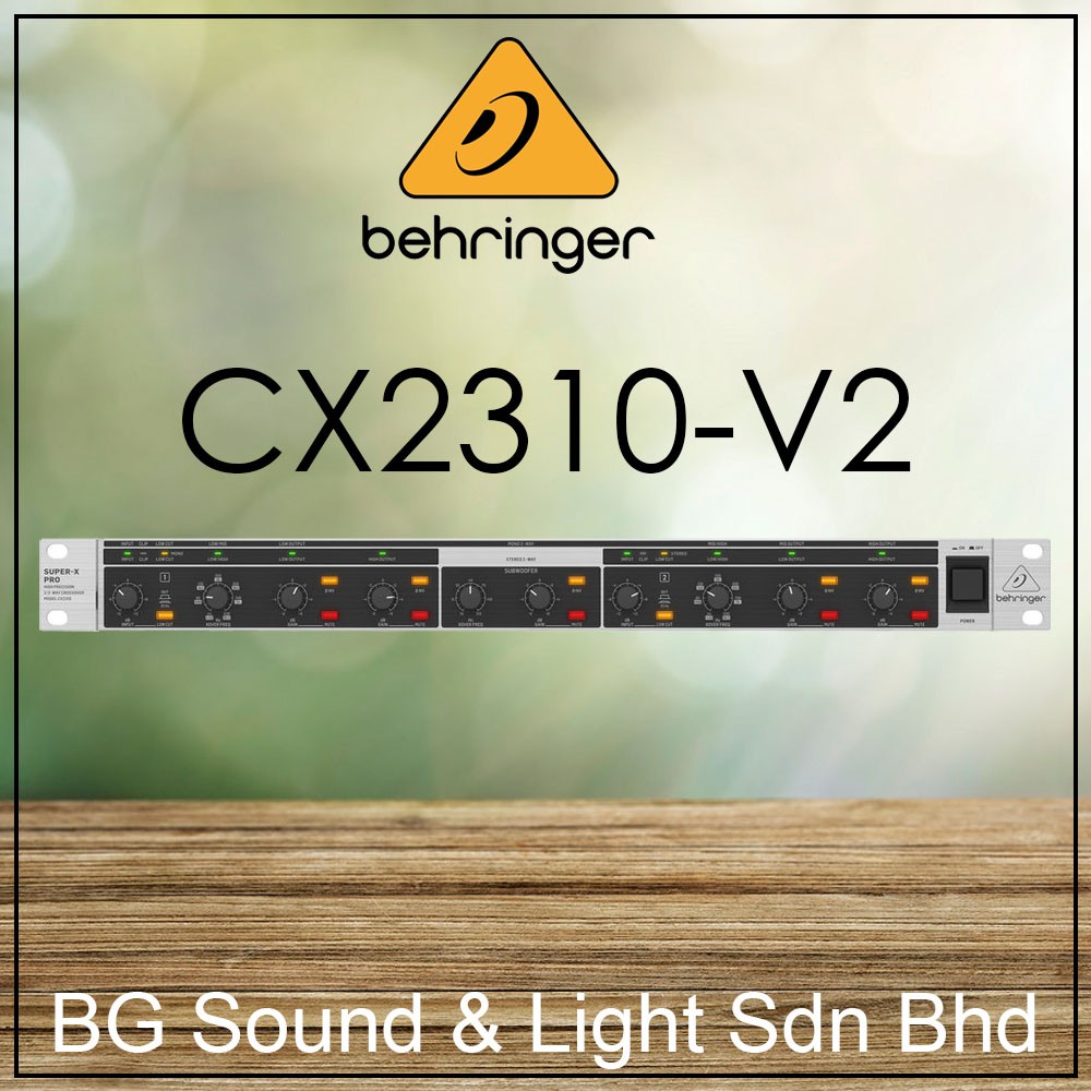 [SHIP OUT EVERYDAY]Behringer CX2310 V2 SUPERX PRO Stereo 2Way/Mono