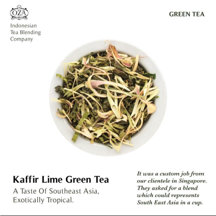 OZA Tea - Kaffir Lime | Artisan Tea - Green Tea | Special Grade ...