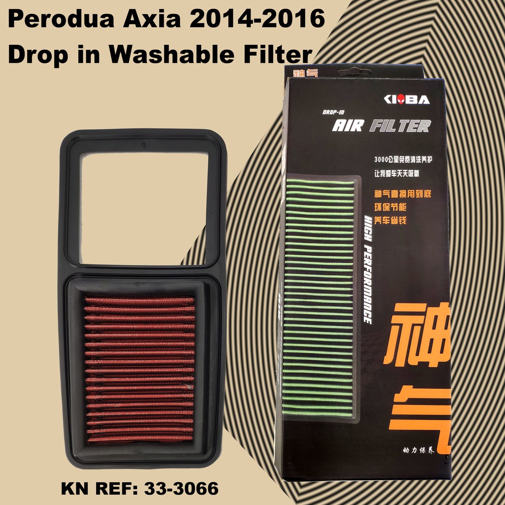 Perodua Axia 1.0 2014-2016 Pre-facelift Model Drop in Panel Filter ...