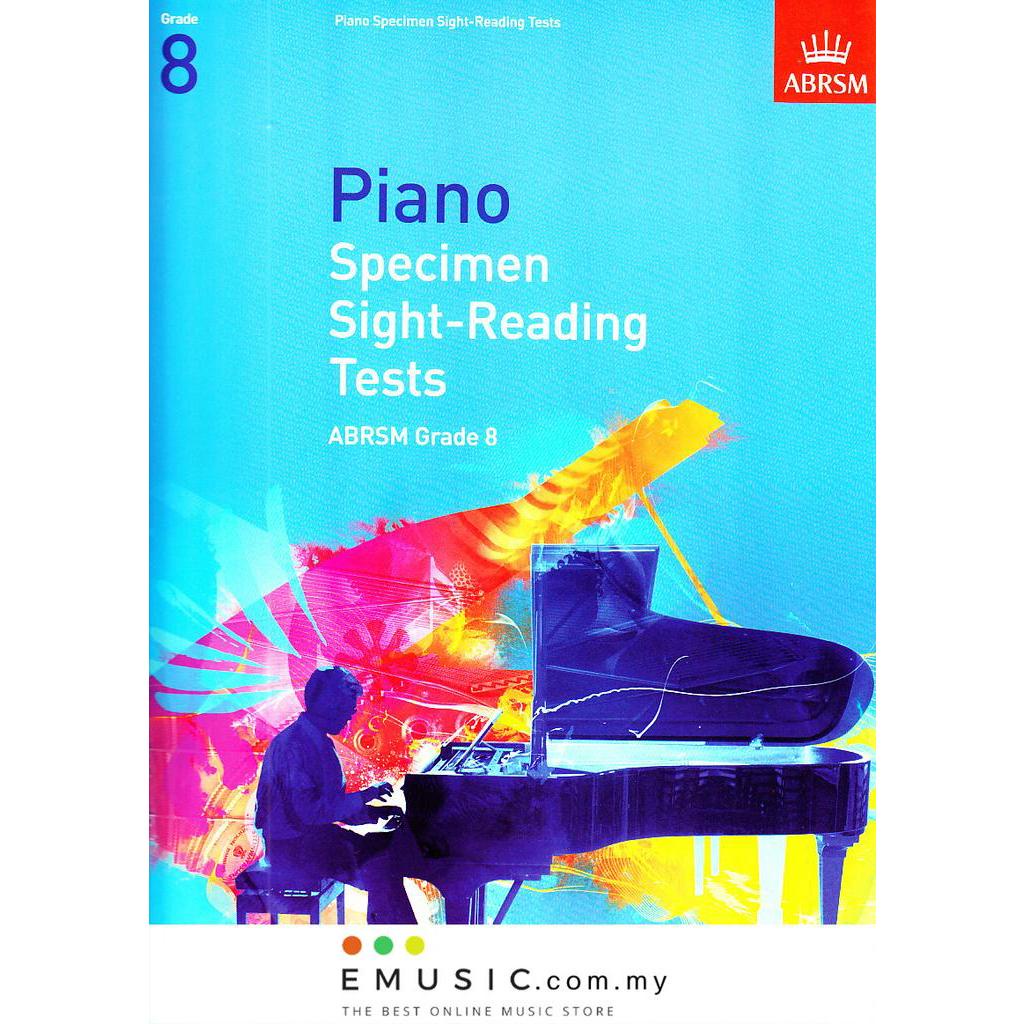 ABRSM Piano Specimen Sight-Reading Tests Exam Book Grade 8 (Sight ...