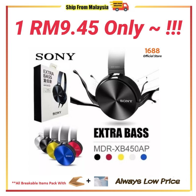 Sony mdr xb450ap discount specification