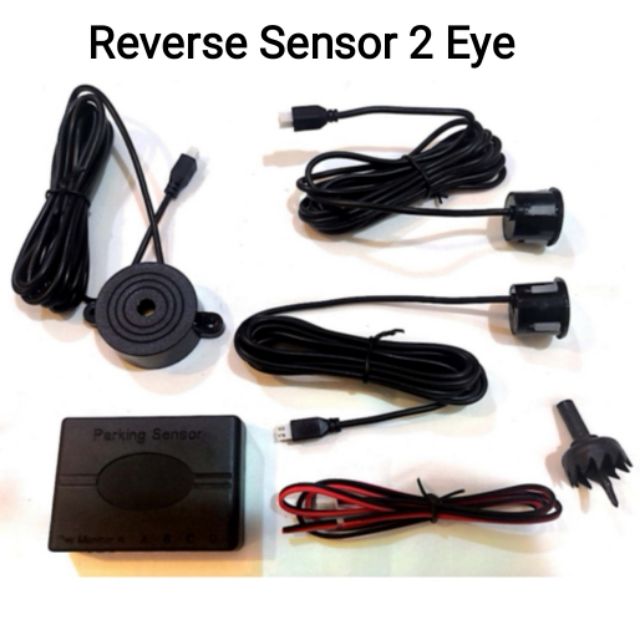 UNIVERSAL CAR REVERSE SENSOR 2 EYE PARKING SENSOR Shopee Malaysia