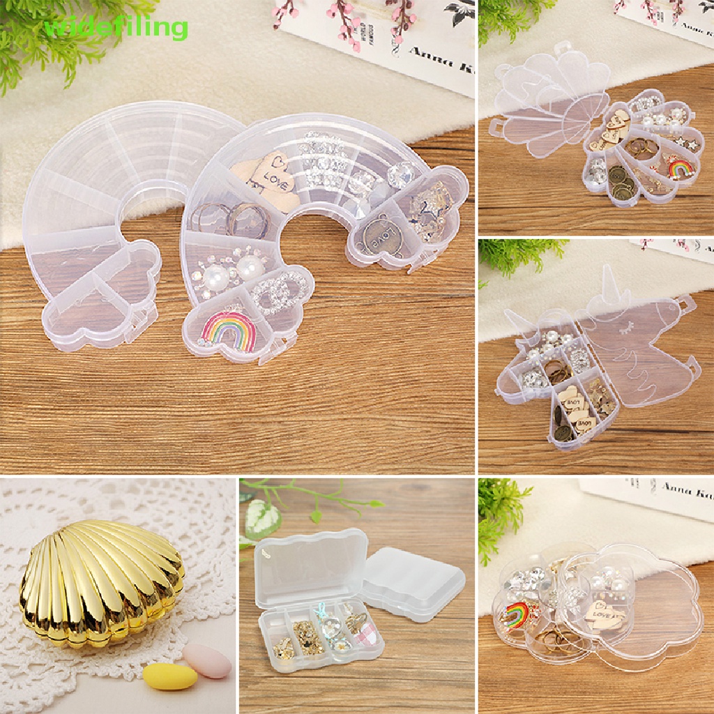 widefiling Acrylic Storage Jewelry Box Compartment Container for ...