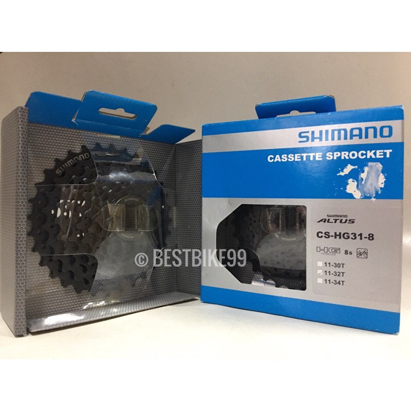 SHIMANO Acera CS-HG31 8-Speed Cassette 11-32T - Bike Cassette For Smooth Gear Shifting