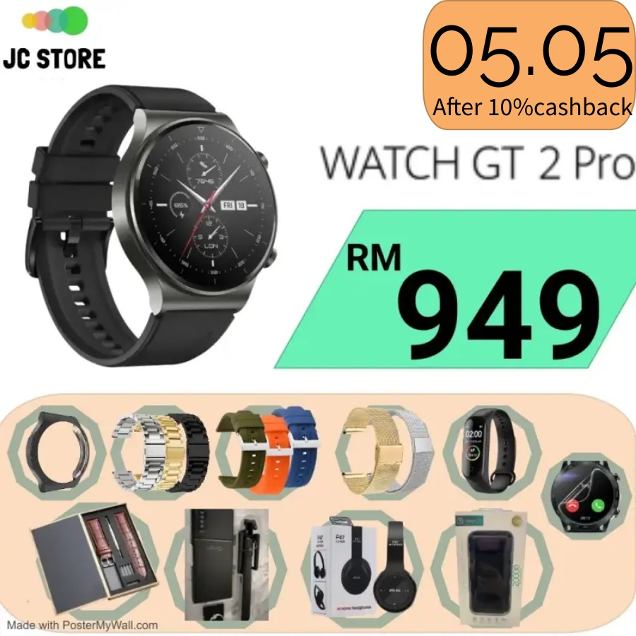Huawei Watch GT 2 Pro / GT2 PRO / Huawei GT2 PRO [ 1 YEAR WARRANTY] BY
