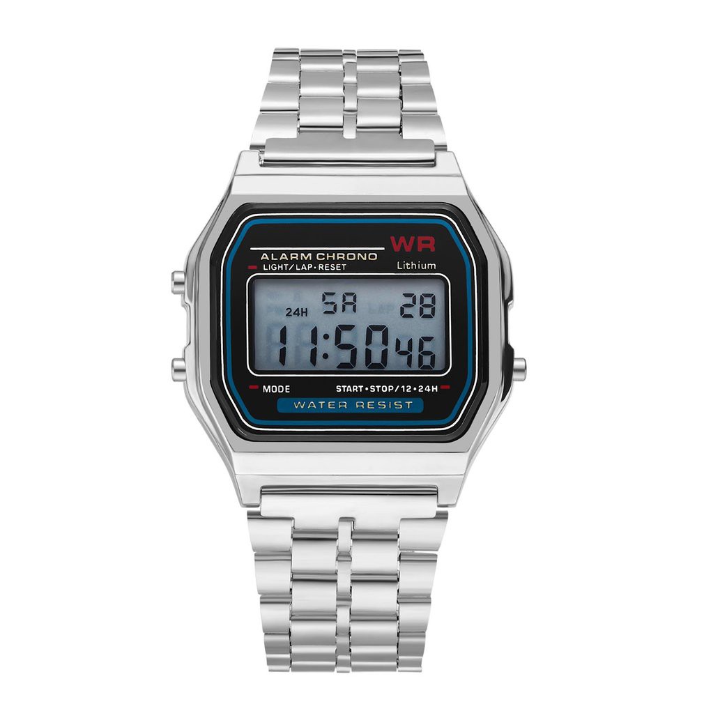 Casio f91 steel sales