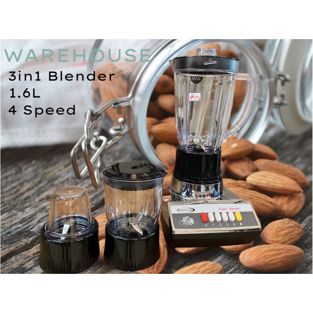 WAREHOUSE 3in1 Blender / 400W Super Blender Shopee Malaysia